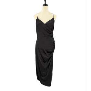 Kittenish NEW Black Formal Feminine Open Back Cocktail Simple Classic Dress